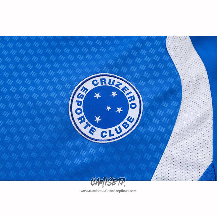 Chandal del Cruzeiro 2025-2026 Manga Corta Azul - Pantalon Corto